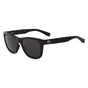 New Lacoste L848S 001 Matte Black Sunglasses with Grey Lenses 54/18/140 One Size